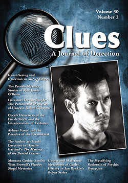 Clues: A Journal of Detection, Vol. 30, No. 2 (Fall 2012)