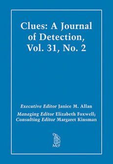 Clues: A Journal of Detection, Vol. 31, No. 2 (Fall 2013)