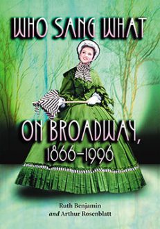 Who Sang What on Broadway, 1866–1996