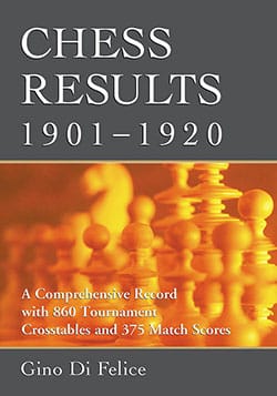 Chess Results, 1901 - 1920