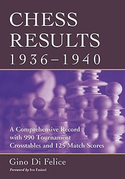Chess Results, 1936–1940