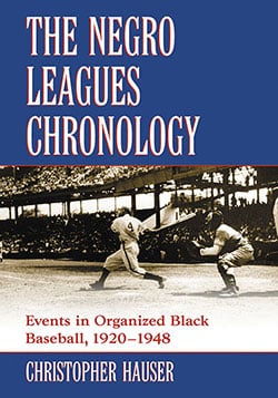 The Negro Leagues Chronology