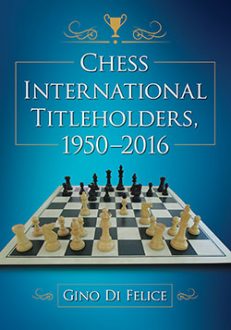 Chess International Titleholders, 1950–2016